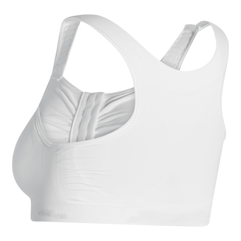 CAREFIX Bree Post-Op Bra Compression Front Closure Adjustable Straps Breast  Reductions Augmentation Mastectomy Recovery 3831, White, Small : :  Clothing, Shoes & Accessories